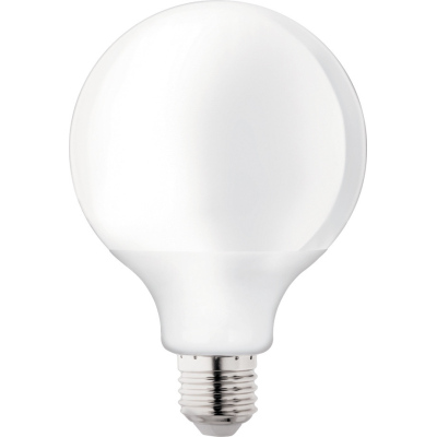 LED žárovka, G95, E27, 14W, teplá bílá