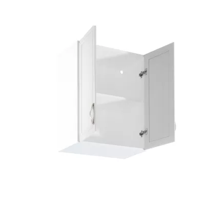Horní kuchyňská skříňka SILVARA - šířka 60 cm, borovice andersen / bílá