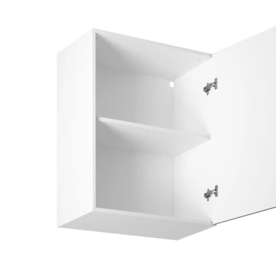 Horní kuchyňská skříňka LUMEA - šířka 60 cm, šedá / bílá