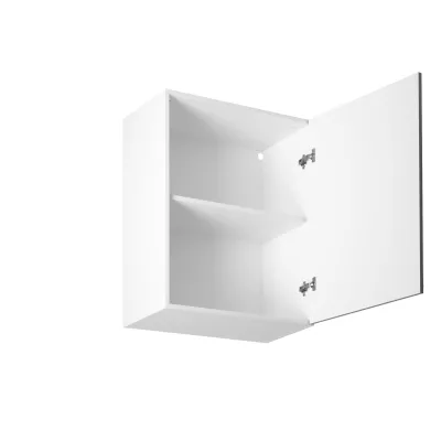 Horní kuchyňská skříňka LUMEA - šířka 60 cm, šedá / bílá