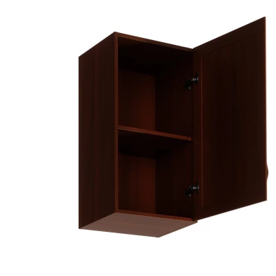 Horní kuchyňská skříňka SILVARA - šířka 40 cm, ořech, pravé provedení