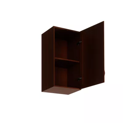 Horní kuchyňská skříňka SILVARA - šířka 40 cm, ořech, pravé provedení