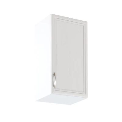 Horní kuchyňská skříňka SILVARA - šířka 40 cm, borovice andersen / bílá, pravé provedení