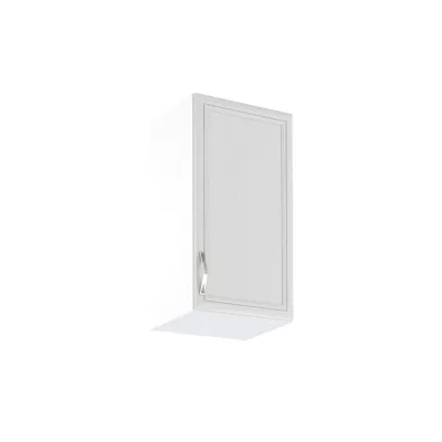 Horní kuchyňská skříňka SILVARA - šířka 40 cm, borovice andersen / bílá, pravé provedení