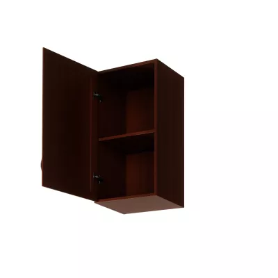 Horní kuchyňská skříňka SILVARA - šířka 40 cm, ořech, levé provedení