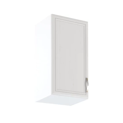 Horní kuchyňská skříňka SILVARA - šířka 40 cm, borovice andersen / bílá, levé provedení