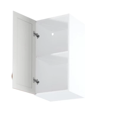 Horní kuchyňská skříňka SILVARA - šířka 40 cm, borovice andersen / bílá, levé provedení