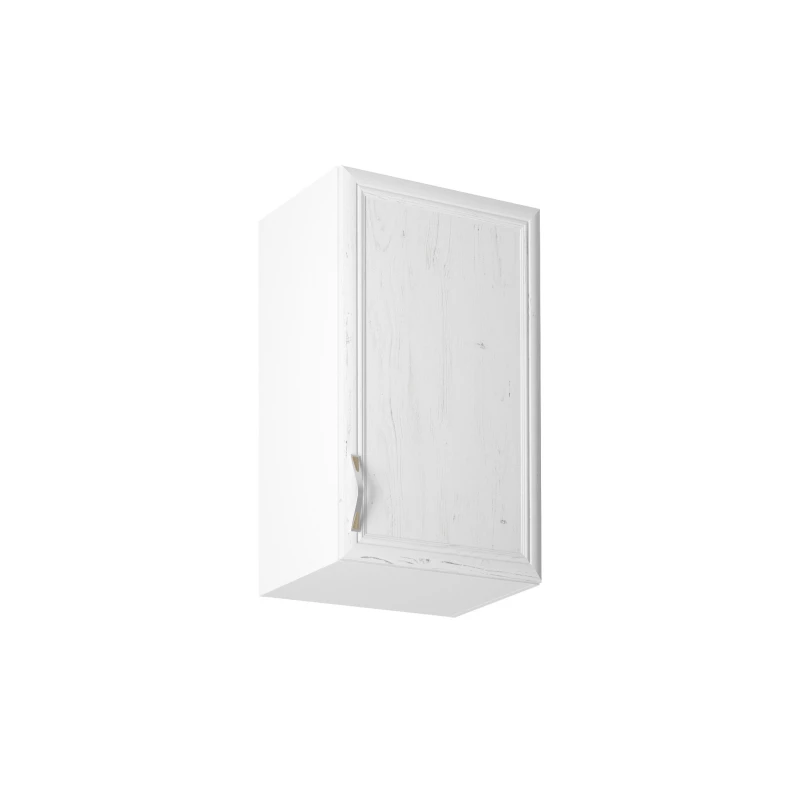Horní kuchyňská skříňka SILVARA - šířka 45 cm, borovice andersen / bílá