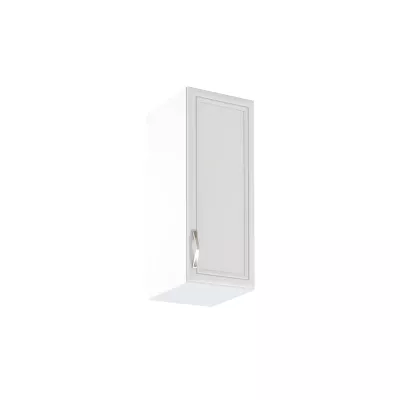 Horní kuchyňská skříňka SILVARA - šířka 30 cm, borovice andersen / bílá, pravé provedení