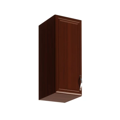 Horní kuchyňská skříňka SILVARA - šířka 30 cm, ořech, levé provedení