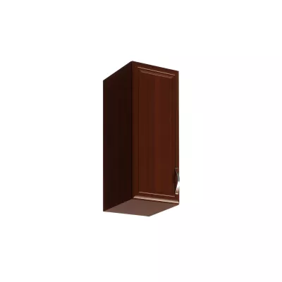 Horní kuchyňská skříňka SILVARA - šířka 30 cm, ořech, levé provedení