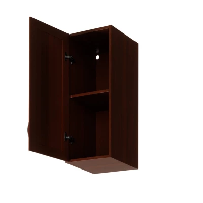 Horní kuchyňská skříňka SILVARA - šířka 30 cm, ořech, levé provedení