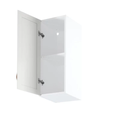 Horní kuchyňská skříňka SILVARA - šířka 30 cm, borovice andersen / bílá, levé provedení