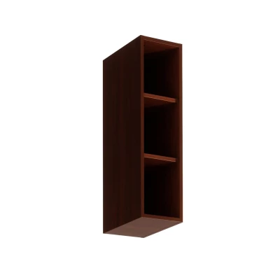 Horní otevřená skříňka SILVARA - šířka 20 cm, ořech