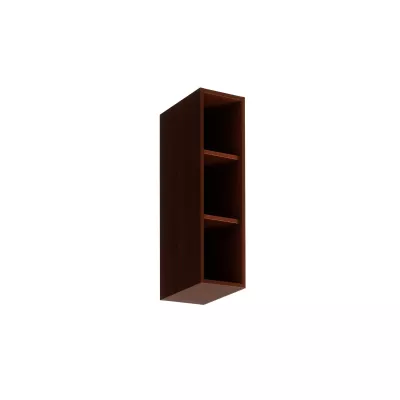 Horní otevřená skříňka SILVARA - šířka 20 cm, ořech