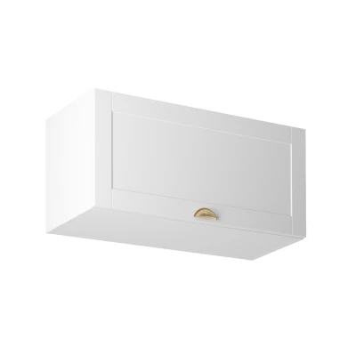 Horní skříňka s výklopnými dvířky LUMEA - šířka 80 cm, bílá