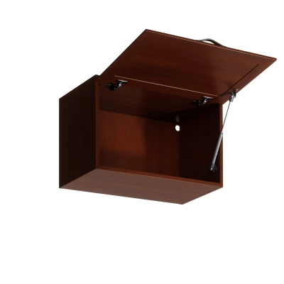 Horní skříňka s výklopnými dvířky SILVARA - šířka 60 cm, ořech
