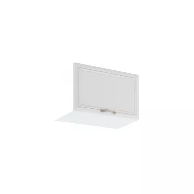 Horní skříňka s výklopnými dvířky SILVARA - šířka 60 cm, borovice andersen / bílá
