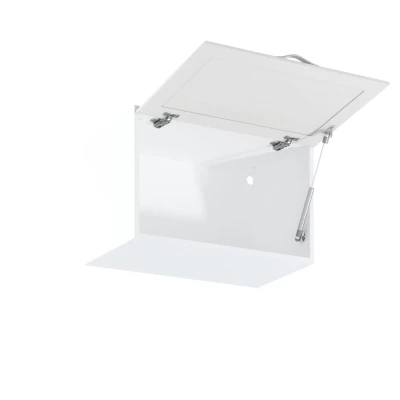 Horní skříňka s výklopnými dvířky SILVARA - šířka 60 cm, borovice andersen / bílá