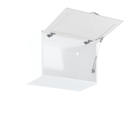 Horní výklopná skříňka SILVARA - šířka 60 cm, borovice andersen / bílá