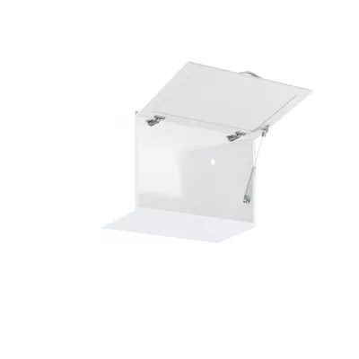 Horní výklopná skříňka SILVARA - šířka 60 cm, borovice andersen / bílá