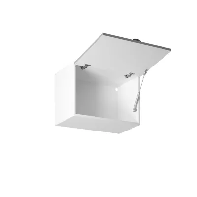 Horní výklopná skříňka LUMEA - šířka 60 cm, šedá / bílá