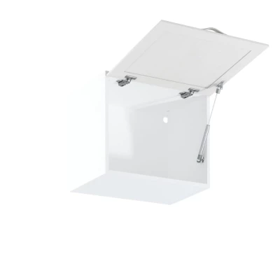 Horní výklopná skříňka SILVARA - šířka 50 cm, borovice andersen / bílá