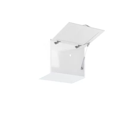 Horní výklopná skříňka SILVARA - šířka 50 cm, borovice andersen / bílá