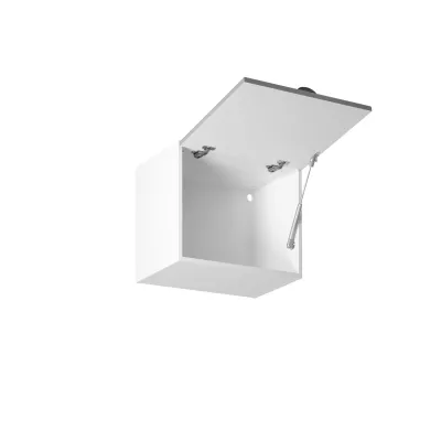 Horní výklopná skříňka LUMEA - šířka 50 cm, šedá / bílá