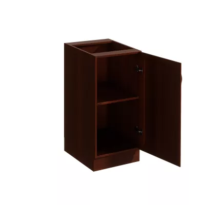 Dolní jednodveřová skříňka SILVARA - šířka 40 cm, ořech, pravé provedení