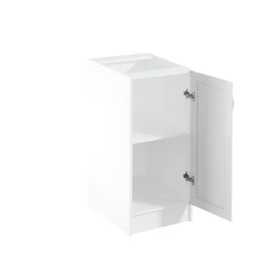 Dolní jednodveřová skříňka SILVARA - šířka 40 cm, borovice andersen / bílá, pravé provedení