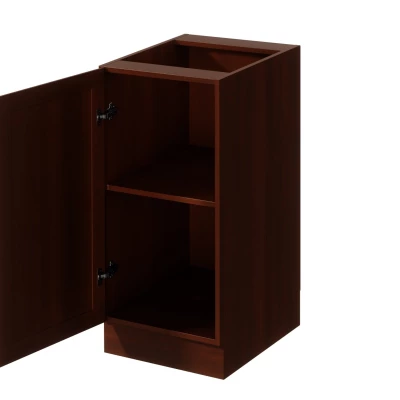 Dolní jednodveřová skříňka SILVARA - šířka 40 cm, ořech, levé provedení