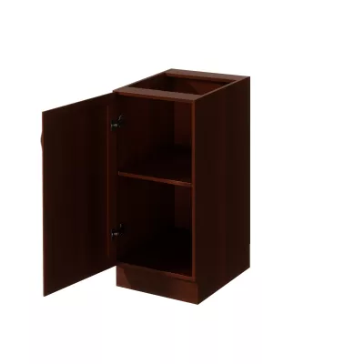 Dolní jednodveřová skříňka SILVARA - šířka 40 cm, ořech, levé provedení