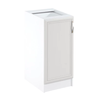 Dolní jednodveřová skříňka SILVARA - šířka 40 cm, borovice andersen / bílá, levé provedení
