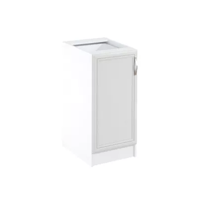 Dolní jednodveřová skříňka SILVARA - šířka 40 cm, borovice andersen / bílá, levé provedení