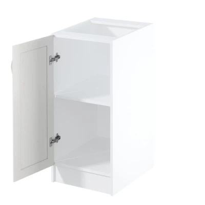 Dolní jednodveřová skříňka SILVARA - šířka 40 cm, borovice andersen / bílá, levé provedení