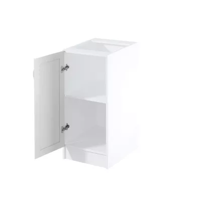 Dolní jednodveřová skříňka SILVARA - šířka 40 cm, borovice andersen / bílá, levé provedení