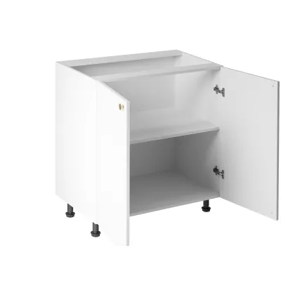 Dolní dvoudveřová skříňka LUMEA - šířka 80 cm, bílá