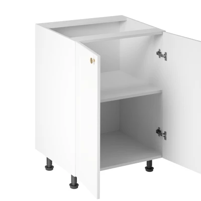 Dolní dvoudveřová skříňka LUMEA - šířka 60 cm, bílá