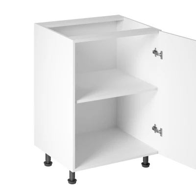 Dolní jednodveřová skříňka LUMEA - šířka 60 cm, bílá