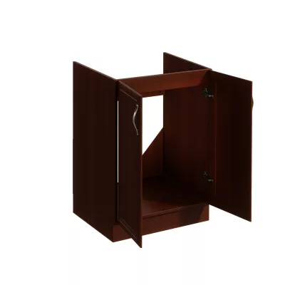 Dvoudveřová dřezová skříňka SILVARA - šířka 60 cm, ořech