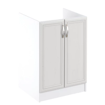 Dvoudveřová dřezová skříňka SILVARA - šířka 60 cm, borovice andersen / bílá