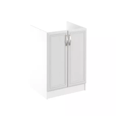 Dvoudveřová dřezová skříňka SILVARA - šířka 60 cm, borovice andersen / bílá