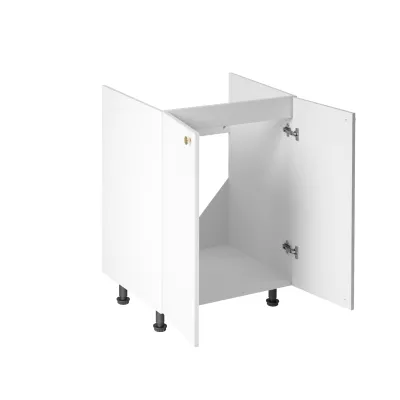 Dvoudveřová dřezová skříňka LUMEA - šířka 60 cm, bílá