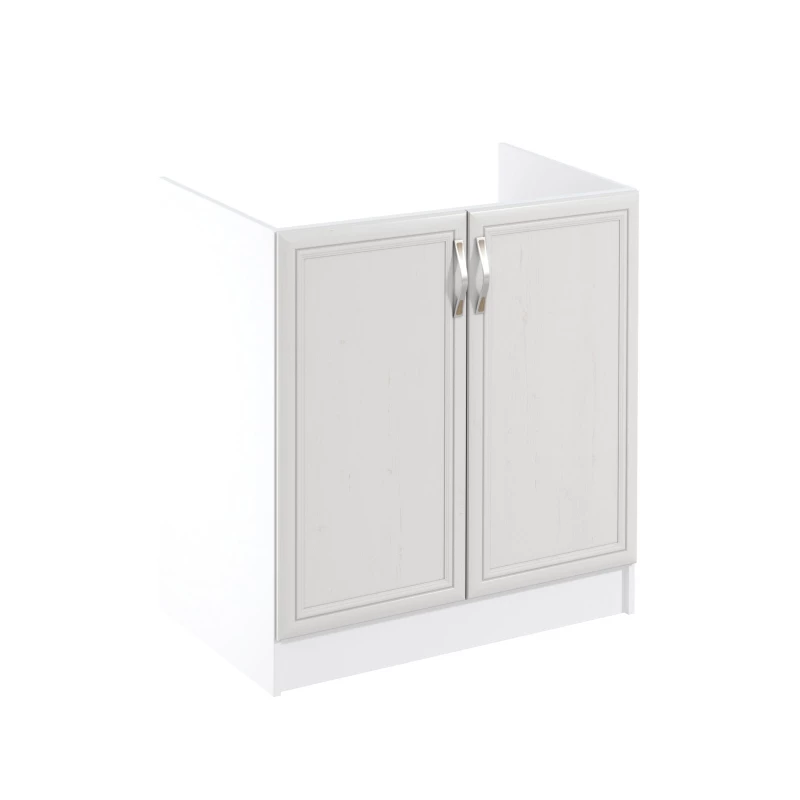 Dvoudveřová dřezová skříňka SILVARA - šířka 80 cm, borovice andersen / bílá