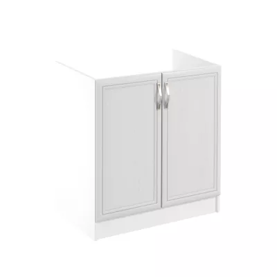 Dvoudveřová dřezová skříňka SILVARA - šířka 80 cm, borovice andersen / bílá