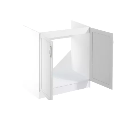 Dvoudveřová dřezová skříňka SILVARA - šířka 80 cm, borovice andersen / bílá