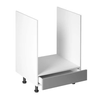 Kuchyňská skříňka pro vestavnou troubu LUMEA - šířka 60 cm, šedá / bílá