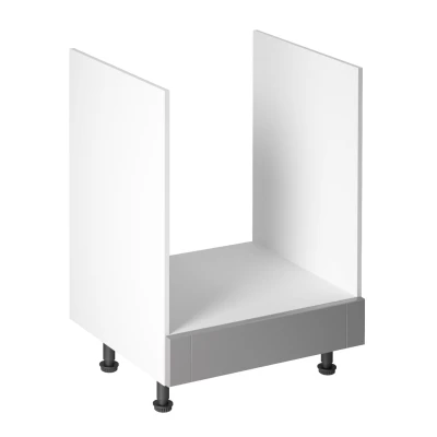 Kuchyňská skříňka pro vestavnou troubu LUMEA - šířka 60 cm, šedá / bílá