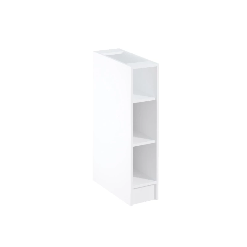 Dolní otevřená skříňka SILVARA - šířka 20 cm, borovice andersen / bílá